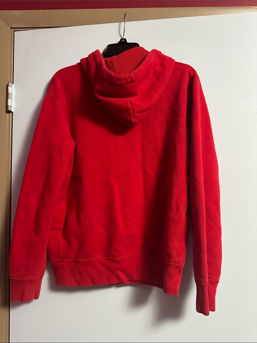 Polo by Ralph Lauren Red Zip-Up Hooded Sweatshirt - Picture 9 of 11